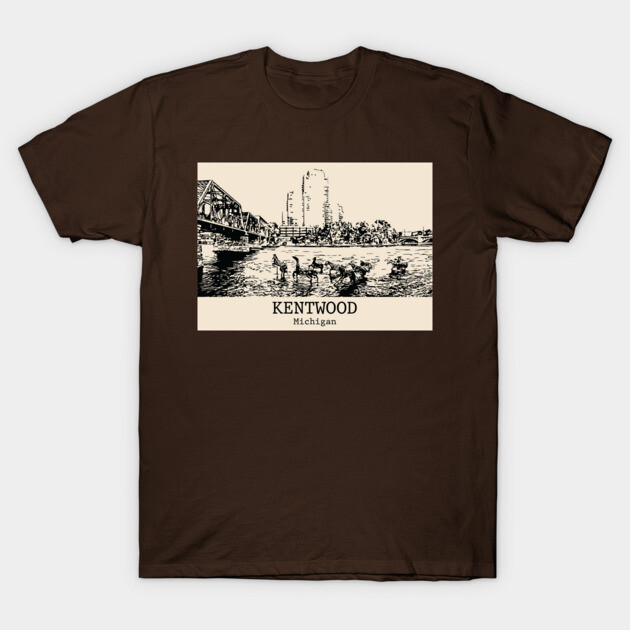 Kentwood - Michigan T-Shirt by Lakeric