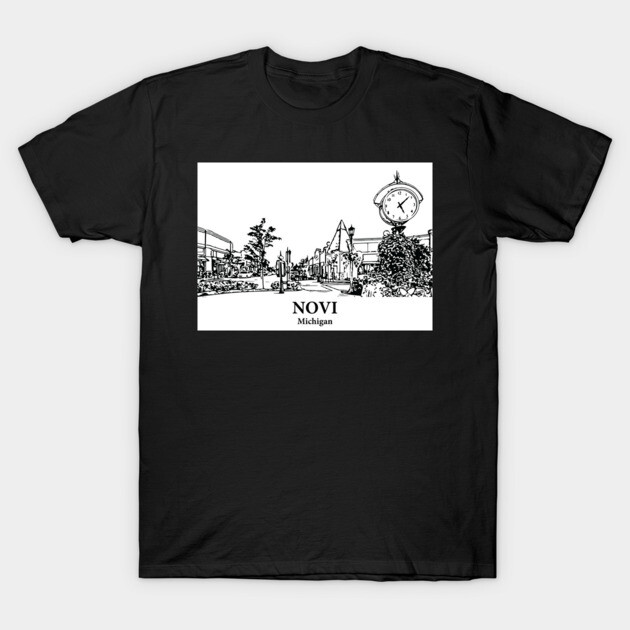Novi - Michigan T-Shirt by Lakeric