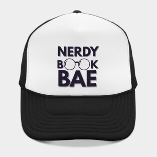 Nerdy Book Bae with Dark Letters Hat