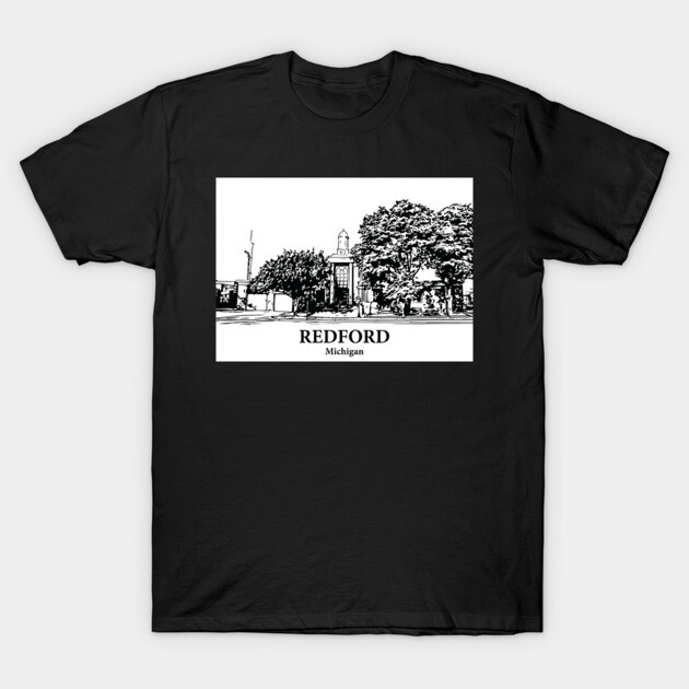 Redford - Michigan T-Shirt by Lakeric