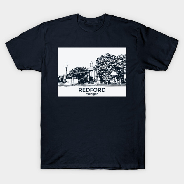 Redford - Michigan T-Shirt by Lakeric