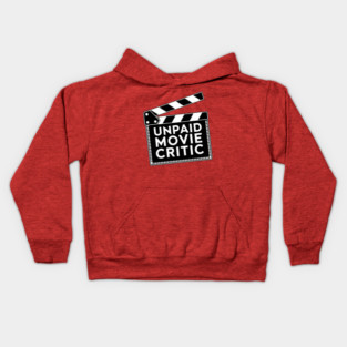 Unpaid Movie Critic Clapperboard Kids Hoodie