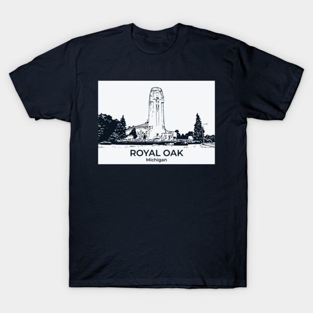 Royal Oak - Michigan T-Shirt by Lakeric