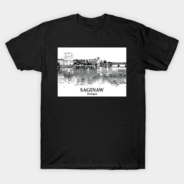 Saginaw - Michigan T-Shirt by Lakeric