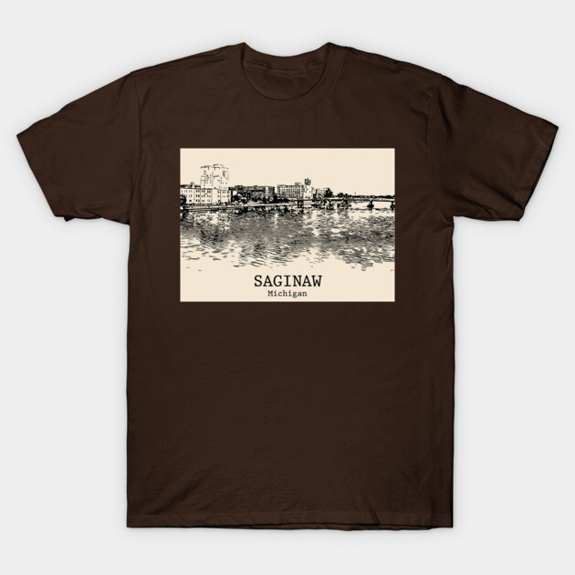 Saginaw - Michigan T-Shirt by Lakeric