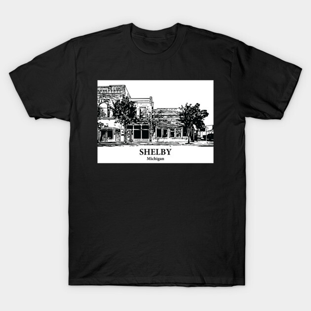 Shelby - Michigan T-Shirt by Lakeric