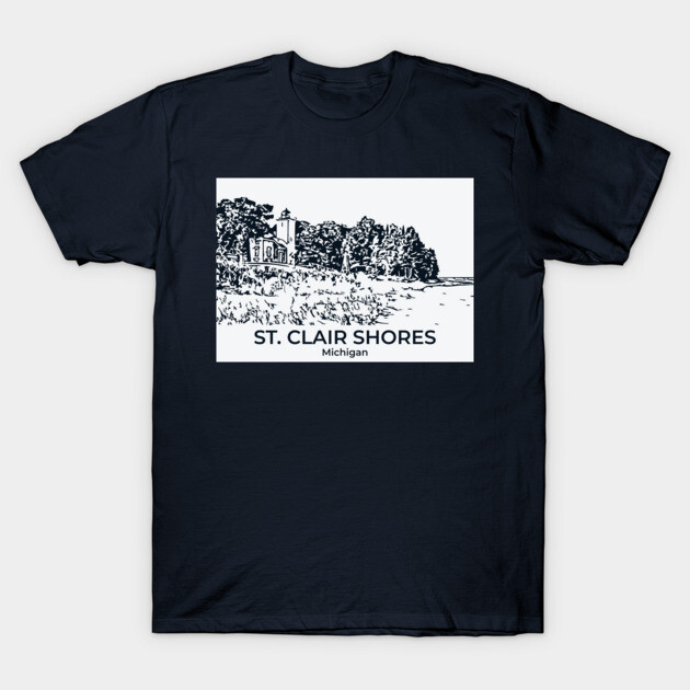 St. Clair Shores – Michigan T-Shirt by Lakeric