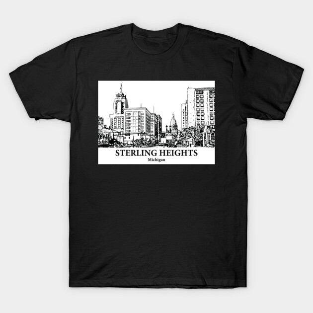 Sterling Heights - Michigan T-Shirt by Lakeric