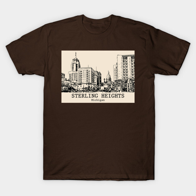 Sterling Heights - Michigan T-Shirt by Lakeric