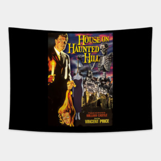 House On Haunted Hill - luxembourg #7986 Tapestry