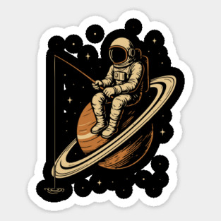 Interstellar Angler Sticker