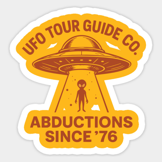 UFO Tour Guide Co. Sticker by stayfrostybro