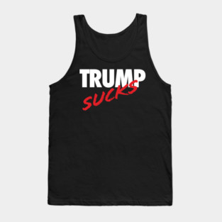 Trump Sucks Graphic Tank Top