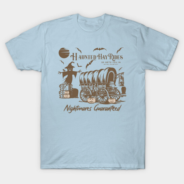 Haunted HayRides T-Shirt by casualteesinc