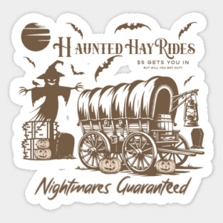 Haunted HayRides Sticker