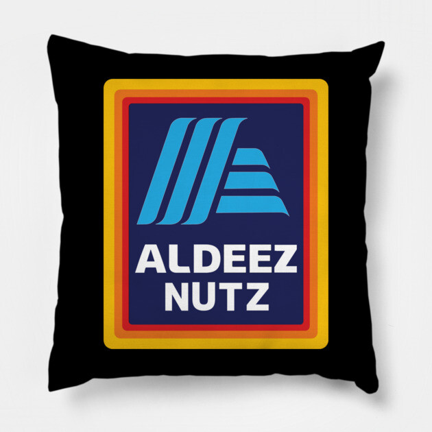 Aldeez Nutz Pillow by Litehouse Tees