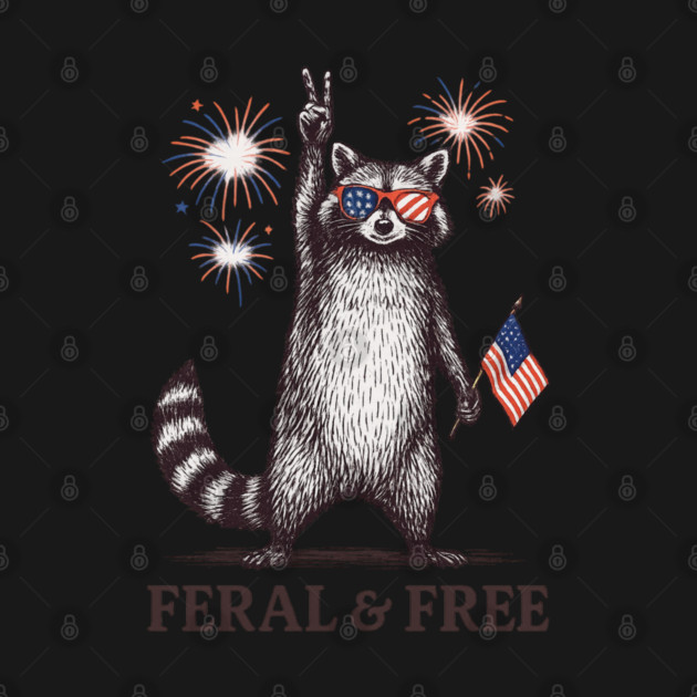 Feral & Free by Litehouse Tees