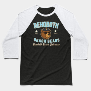Ray-Ban Bear Blue Baseball T-Shirt