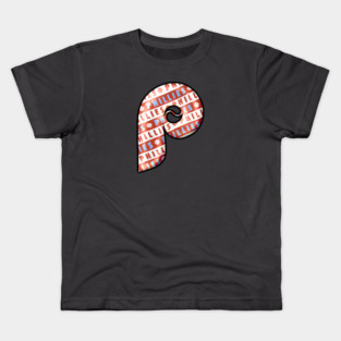Vintage Phillies P Kids T-Shirt
