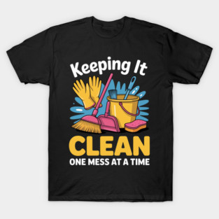 Custodian School Custodian Janitorial Housekeeping T-Shirt