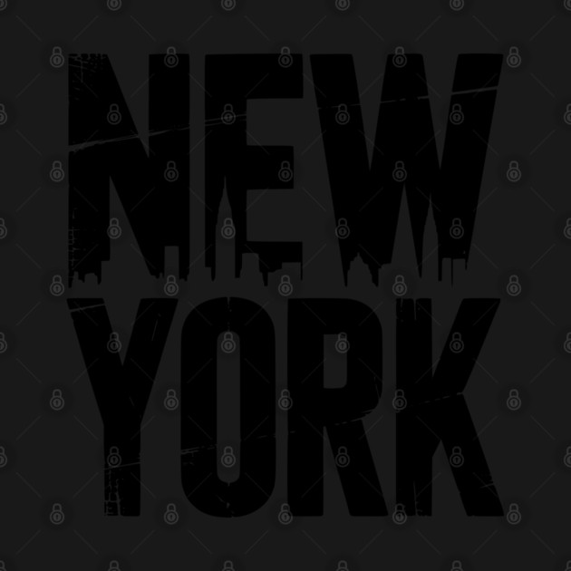 New York black design by UrbanLifeApparel