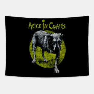Alice In Chains - Vintage Style Tapestry