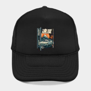 Retro Japanese JDM Car Racing Mount Fuji Design Hat