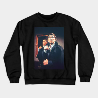 Dark Shadows Barnabas Collins Portrait - abo tiz #4392 Crewneck Sweatshirt