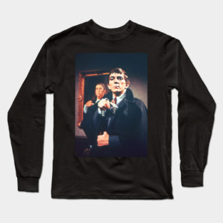 Dark Shadows Barnabas Collins Portrait - abo tiz #4392 Long Sleeve T-Shirt