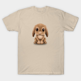 Cute Brown Baby Bunny Rabbit T-Shirt