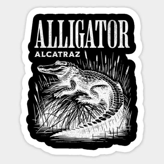 Alligator-Alcatraz | Florida-Everglades-Parody-Design Sticker by ArtistTee ⭐⭐⭐⭐⭐