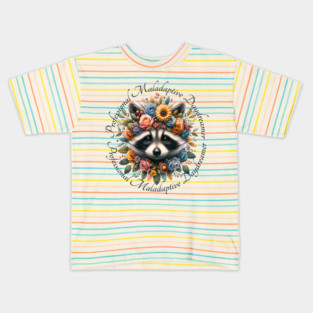 Professional Maladaptive Daydreamer baby raccoon design Kids T-Shirt