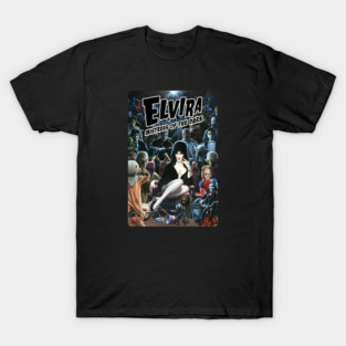Elvira Movie Monster, Horror Film , Spooky Graphic T-Shirt