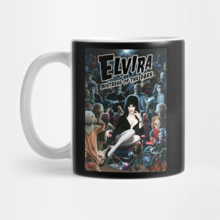 Elvira Movie Monster, Horror Film , Spooky Graphic Mug