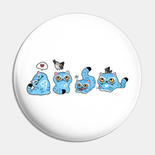 Demon Hunters Tiger And Bird Pin