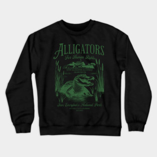 Alligator For Human Rights Crewneck Sweatshirt