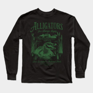 Alligator For Human Rights Long Sleeve T-Shirt
