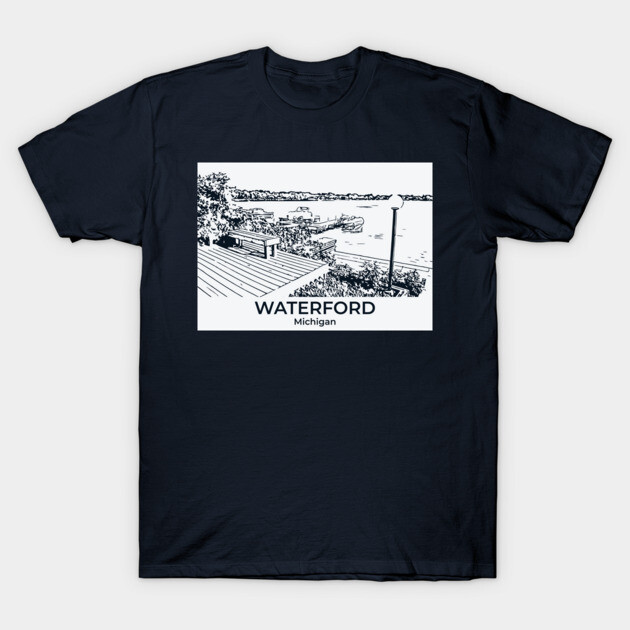 Waterford - Michigan T-Shirt by Lakeric