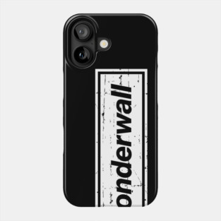 Wonderwall - The Mancunian Indie Anthem White Phone Case