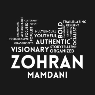 Zohran Mamdani NYC Democrat Mayor Candidate support Politics T-Shirt
