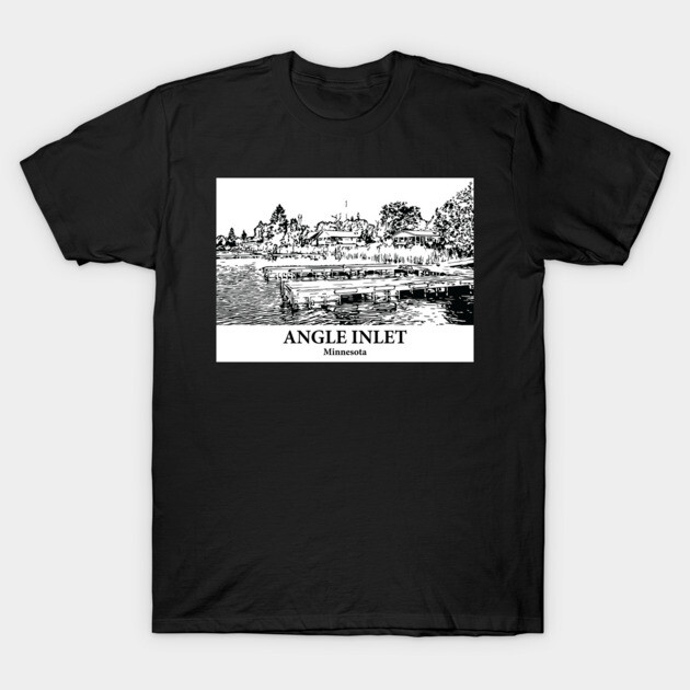 Angle Inlet - Minnesota T-Shirt by Lakeric