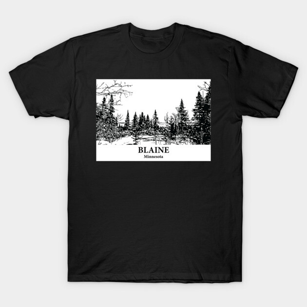Blaine - Minnesota T-Shirt by Lakeric