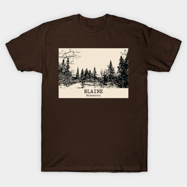 Blaine - Minnesota T-Shirt by Lakeric