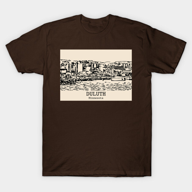 Duluth - Minnesota T-Shirt by Lakeric