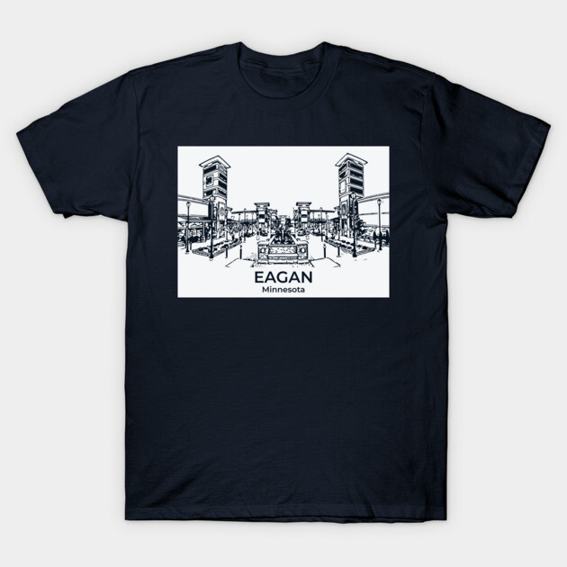 Eagan - Minnesota T-Shirt by Lakeric