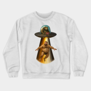 Gay Bear Abduction Crewneck Sweatshirt
