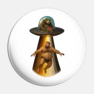 Gay Bear Abduction Pin