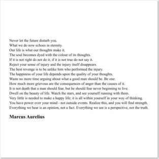 Marcus Aurelius Quotes Posters and Art
