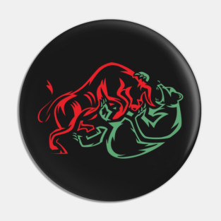 Bull vs Bear Pin