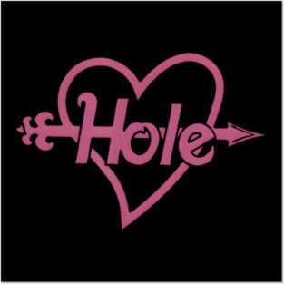 Hole Arrow In Heart Logo - rissketch #3 Posters and Art